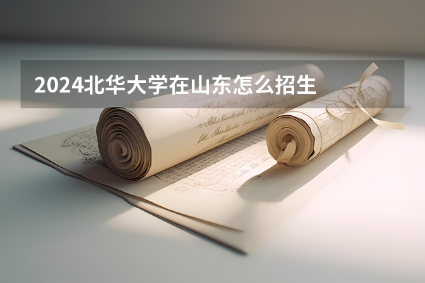 2024北華大學(xué)在山東怎么招生
