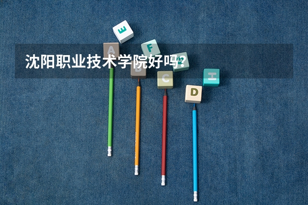 沈陽(yáng)職業(yè)技術(shù)學(xué)院好嗎？