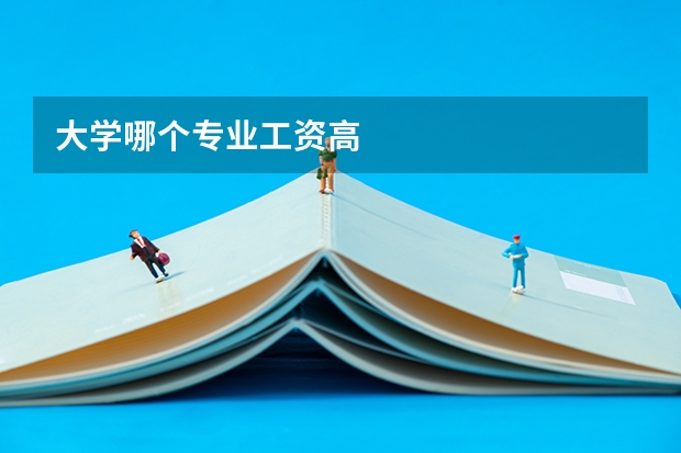 大學(xué)哪個專業(yè)工資高