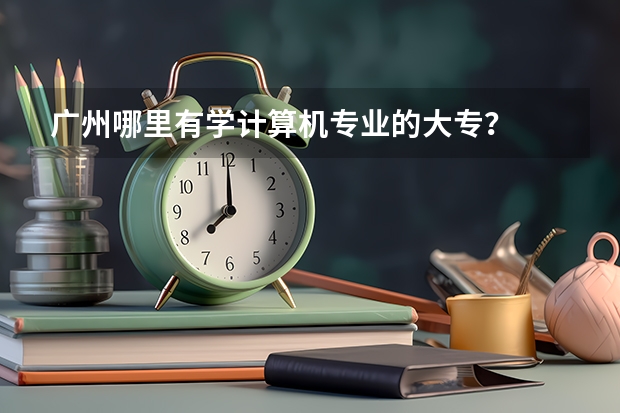 廣州哪里有學(xué)計算機專業(yè)的大專？