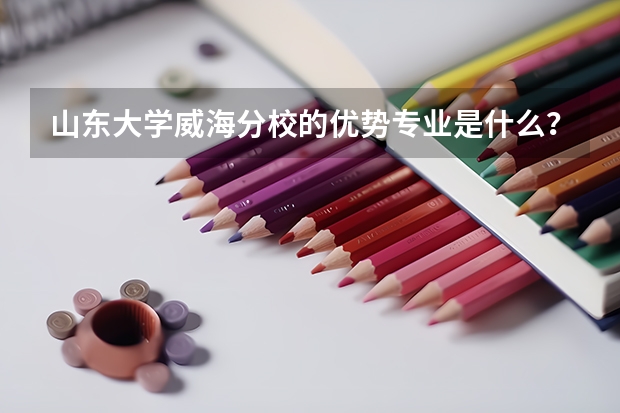 山東大學(xué)威海分校的優(yōu)勢(shì)專業(yè)是什么？