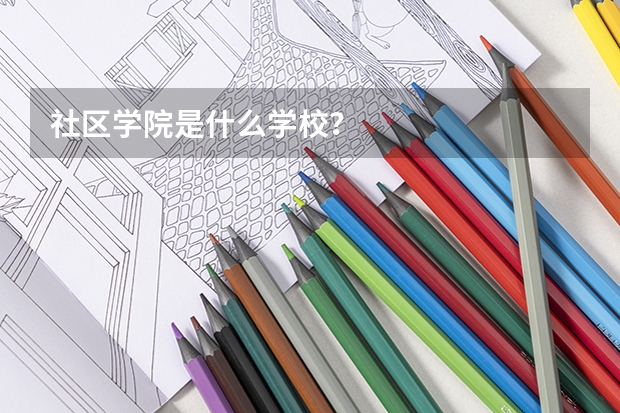 社區(qū)學院是什么學校？