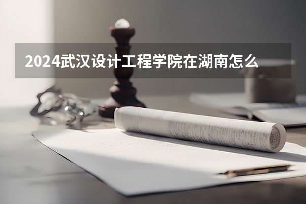 2024武漢設(shè)計(jì)工程學(xué)院在湖南怎么招生的