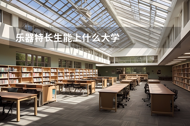 樂器特長生能上什么大學(xué)