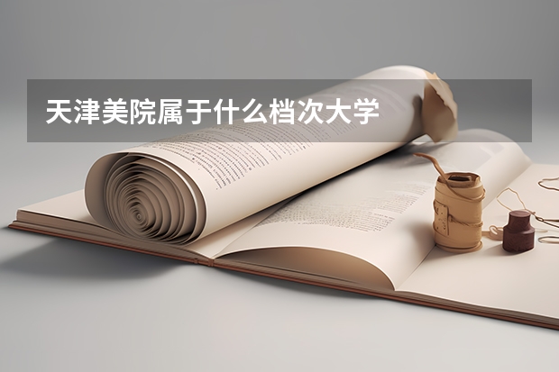 天津美院屬于什么檔次大學(xué)
